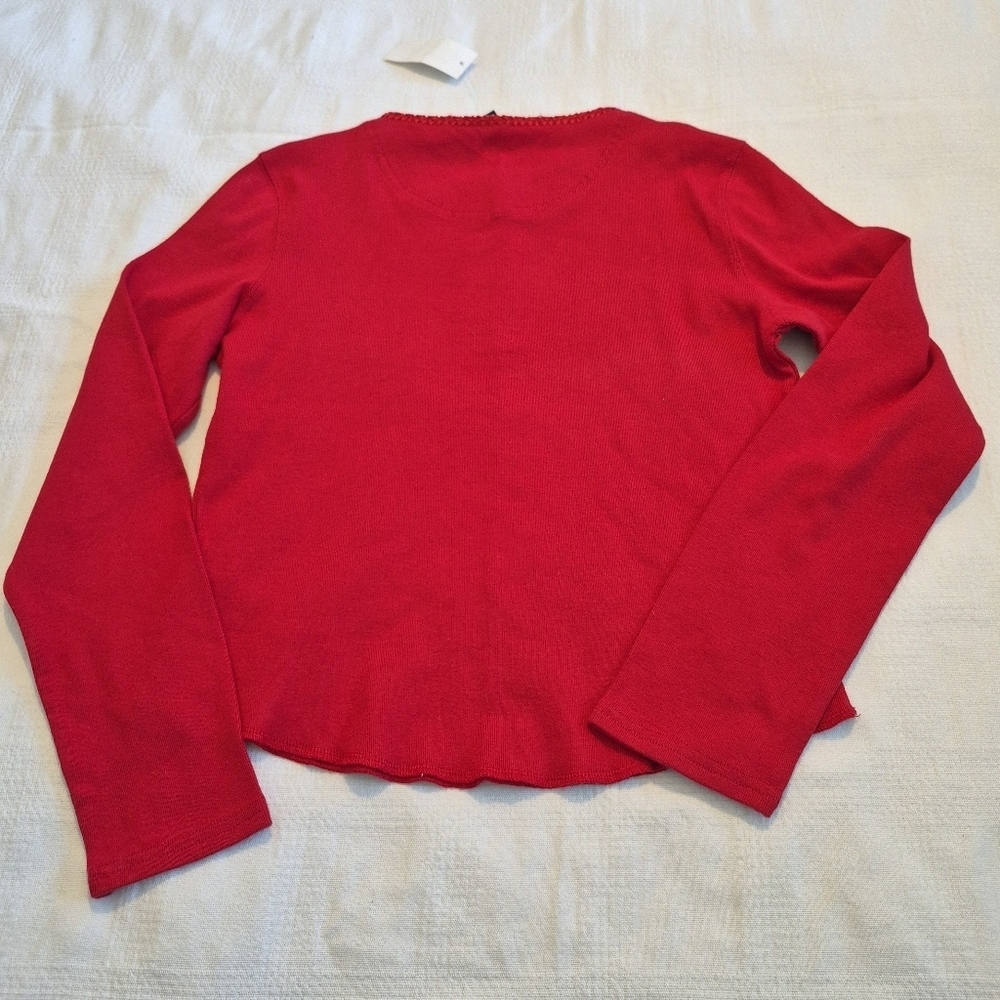 Gap girls XXL red long sleeve henly shirt NWT - Picture 3 of 5